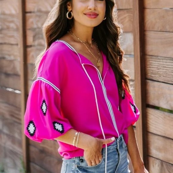 Vici Dolls Pink Top - Picture 1 of 1